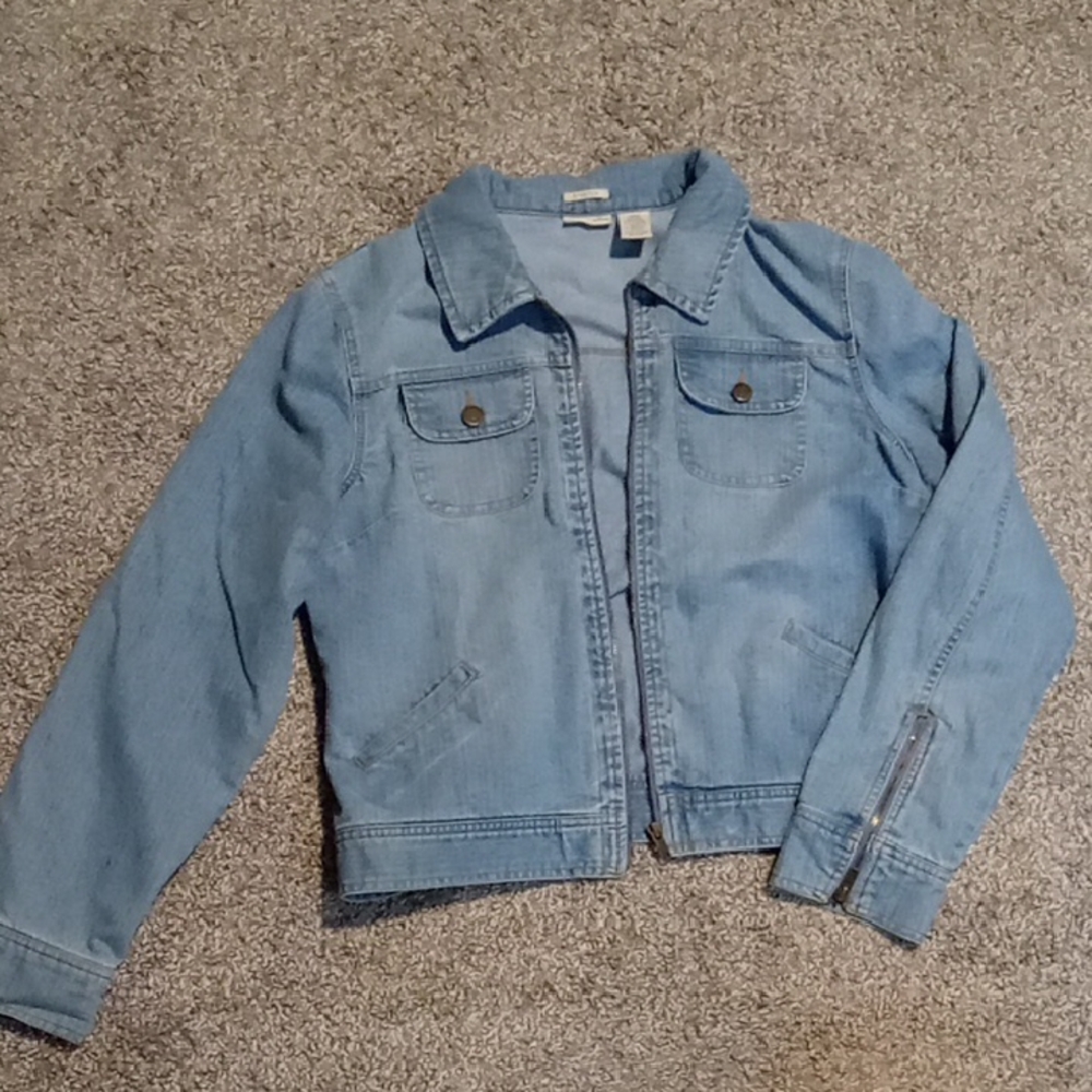 St. John's Bay Women's Blue Denim Jacket